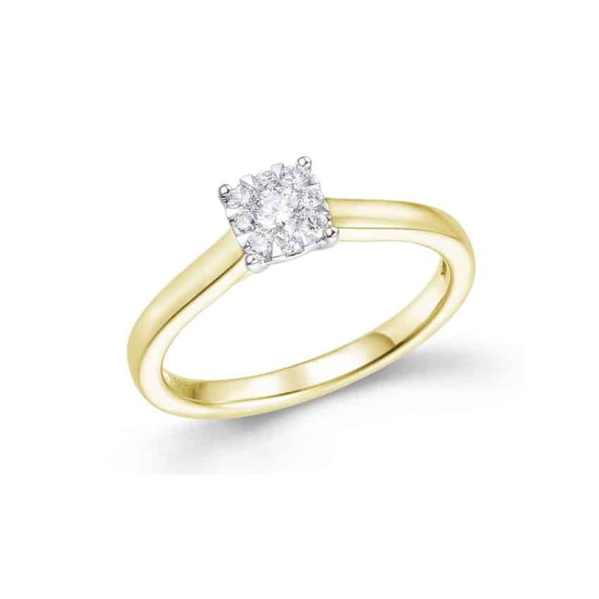 145660ybs 1 anillo de oro con diamantes melia