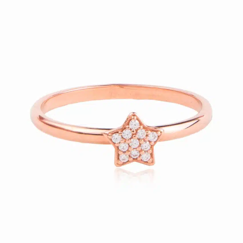 390129s anillo de oro rosa lys | oro de primera ley