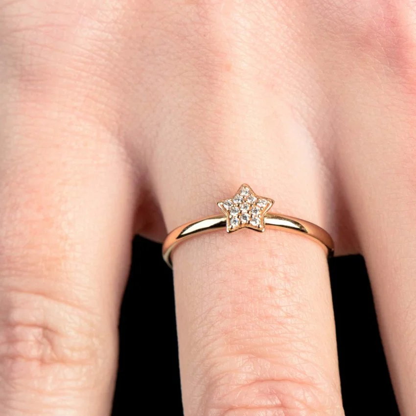 390129s m anillo de oro rosa lys | oro de primera ley
