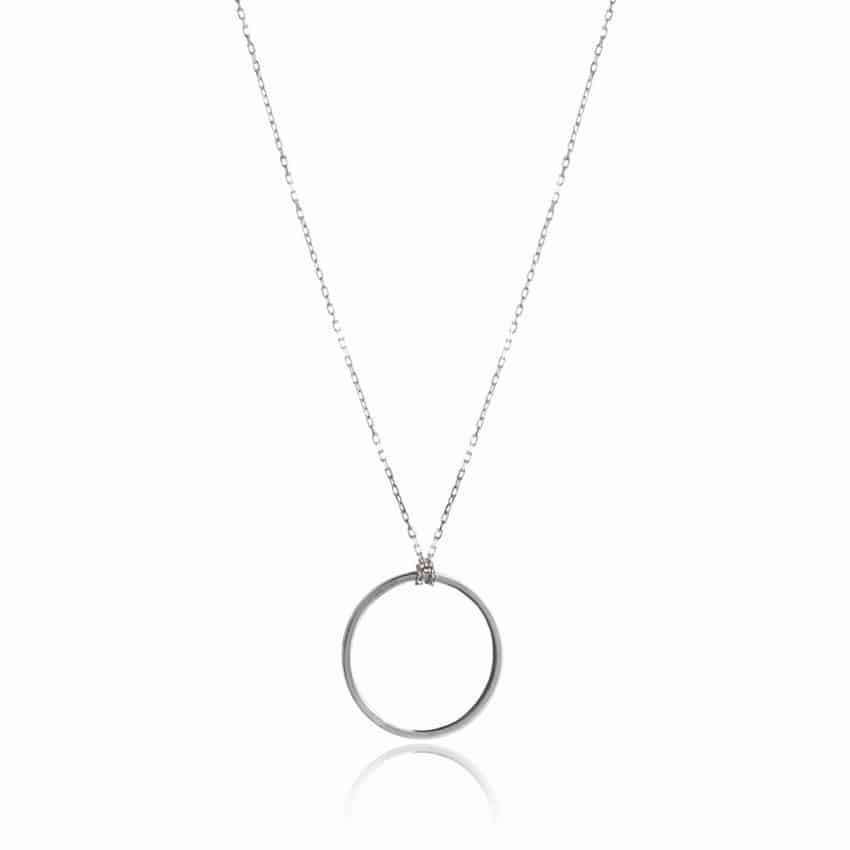 Collar de Oro Blanco Circus | Oro de Primera Ley