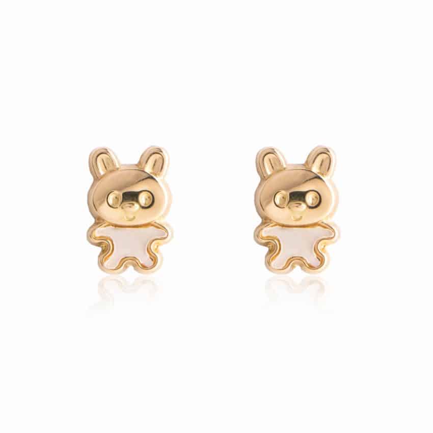 Pendientes de Oro Tambor | Para Niñas