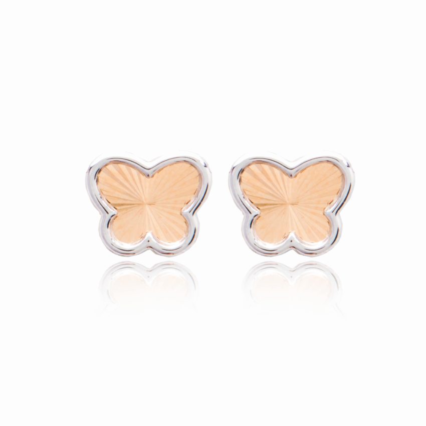 Pendientes de Oro Bicolor Zazú | Para Mamás